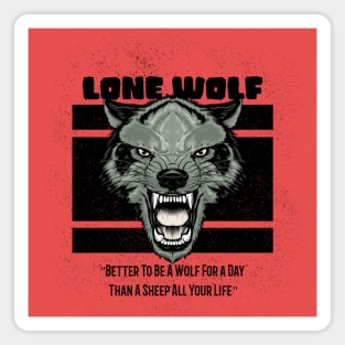 Lone Wolf Magnet